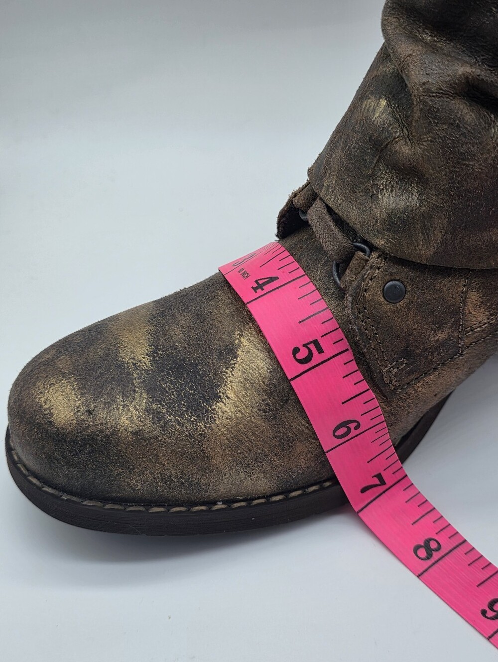 Merrell Shiloh Cuff Distressed Leather Boots Brown Gold 8.5 - Picture 8 of 16